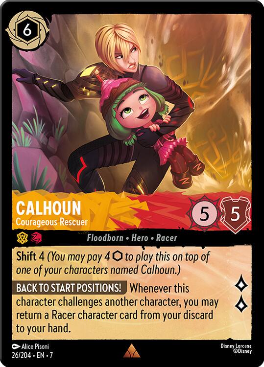 Calhoun - Courageous Rescuer #26 Lorcana Archazia's Island