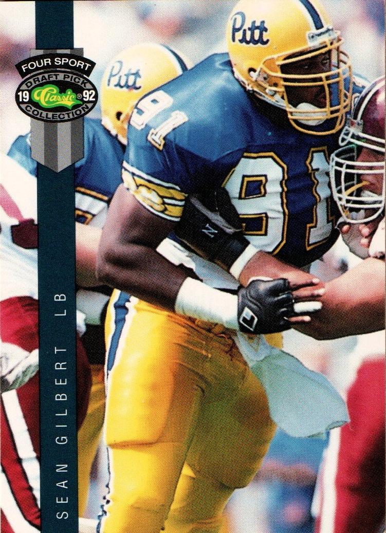 Sean Gilbert #102 Football Cards 1992 Classic Draft Picks