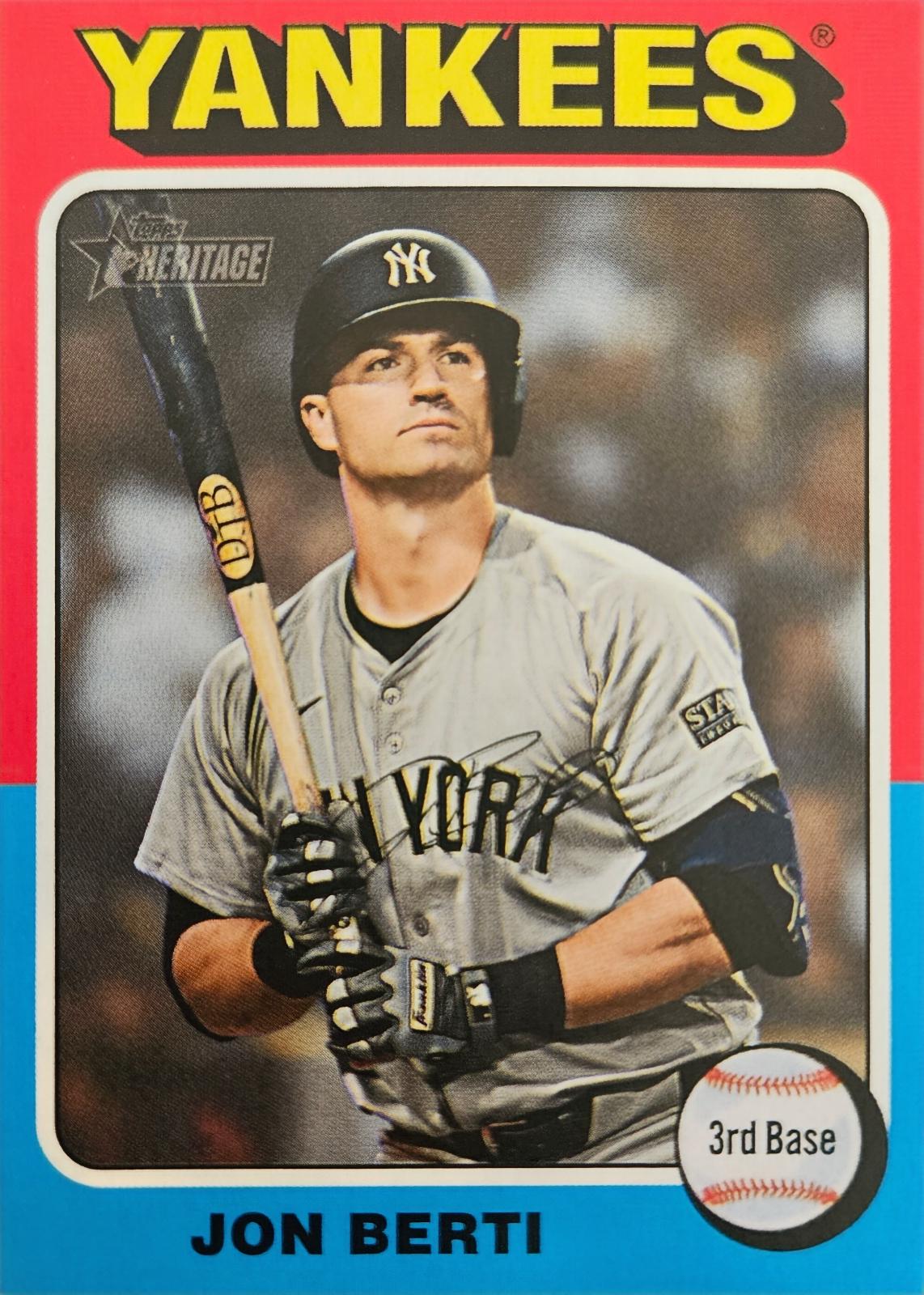 Jon Berti #655 Baseball Cards 2024 Topps Heritage