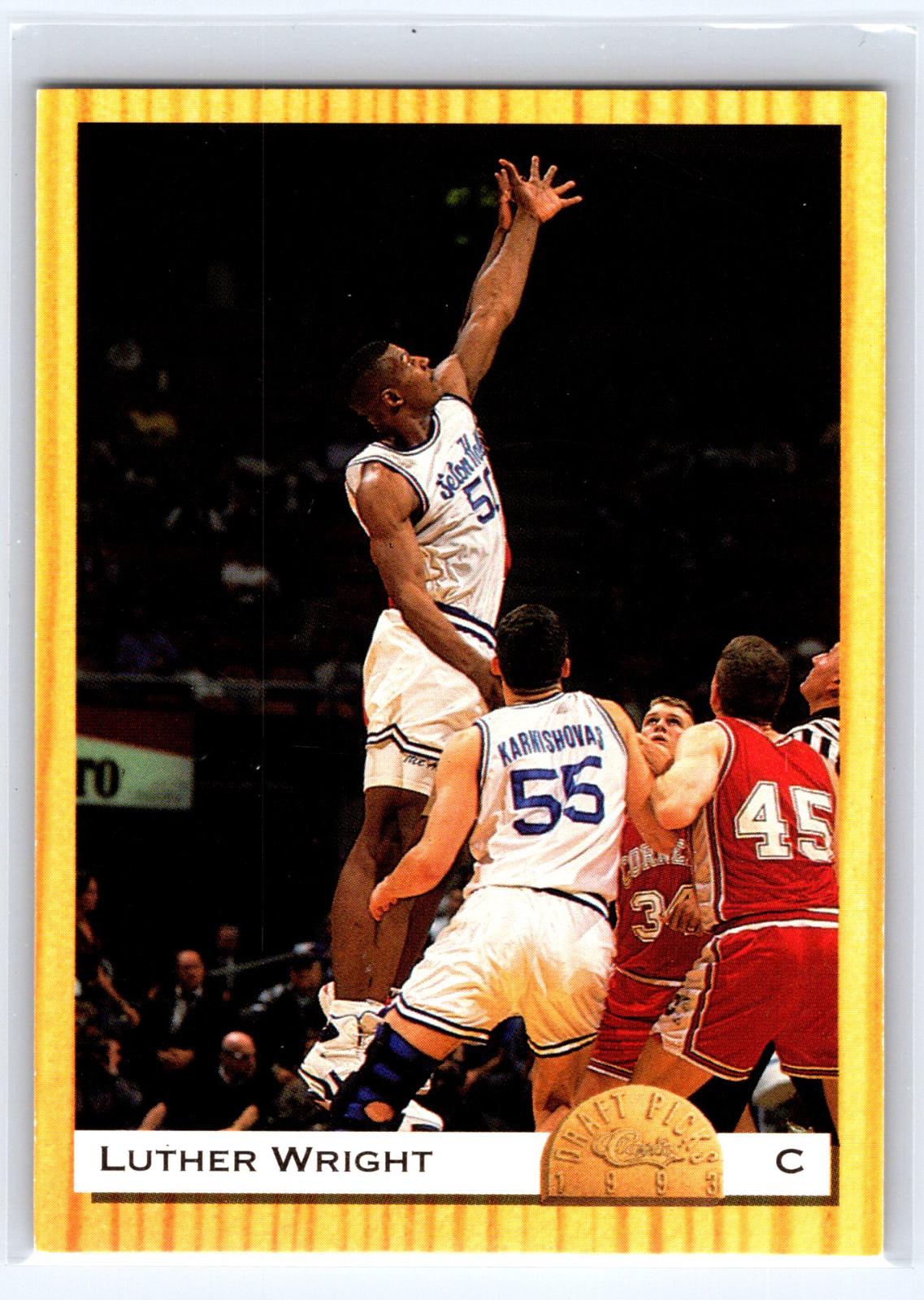 Luther Wright #82 1993 Classic Draft Picks Basketball