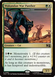 Wakandan War Panther - Fleecemane Lion