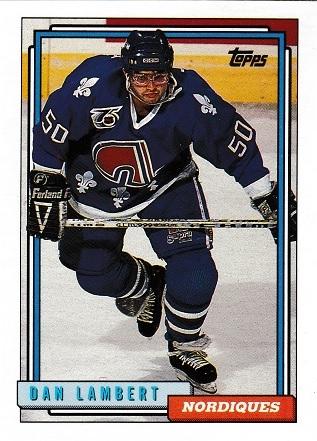 Dan Lambert #364 Hockey Cards 1992 Topps