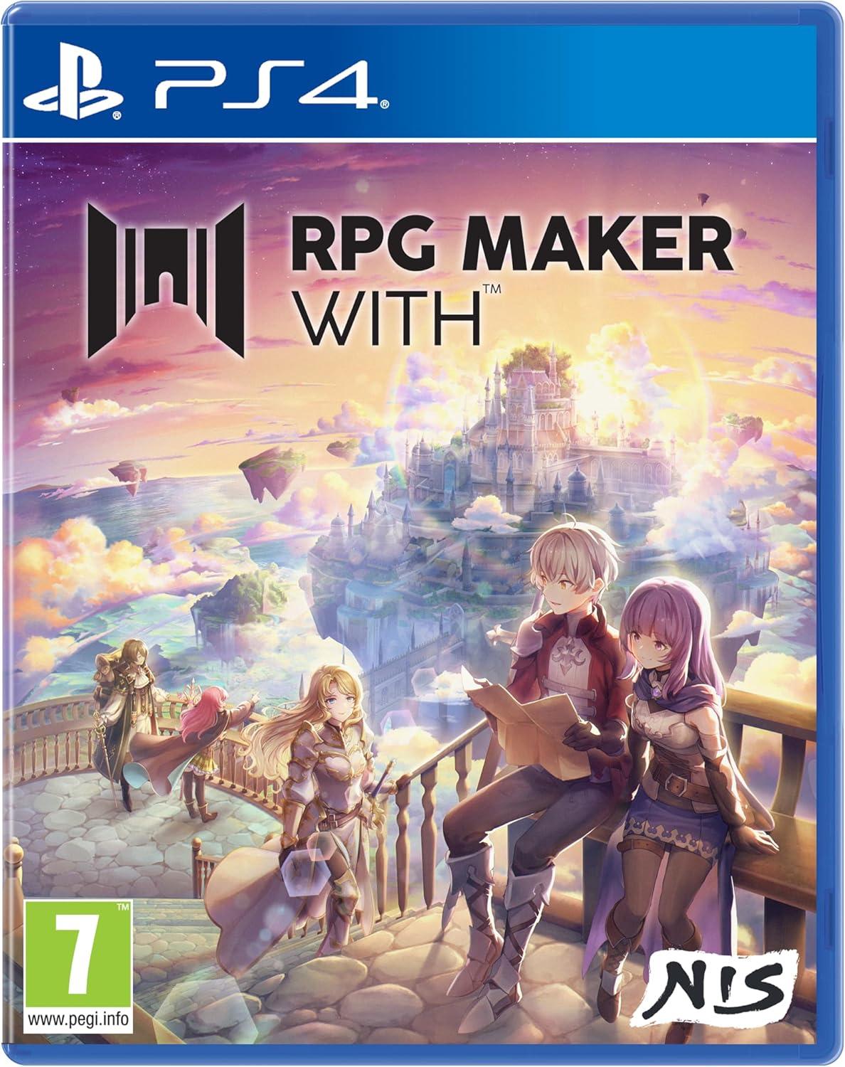 Carátula de Rpg Maker With para PS4 (edición PAL España)