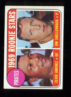 Pirates 1969 Rookie Stars: Elvio Jimenez / Jim Shellenback