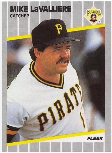 Mike LeValliere #213 Baseball Cards 1989 Fleer