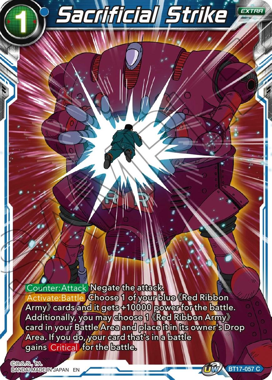 Sacrificial Strike BT17-057 Dragon Ball Super Ultimate Squad