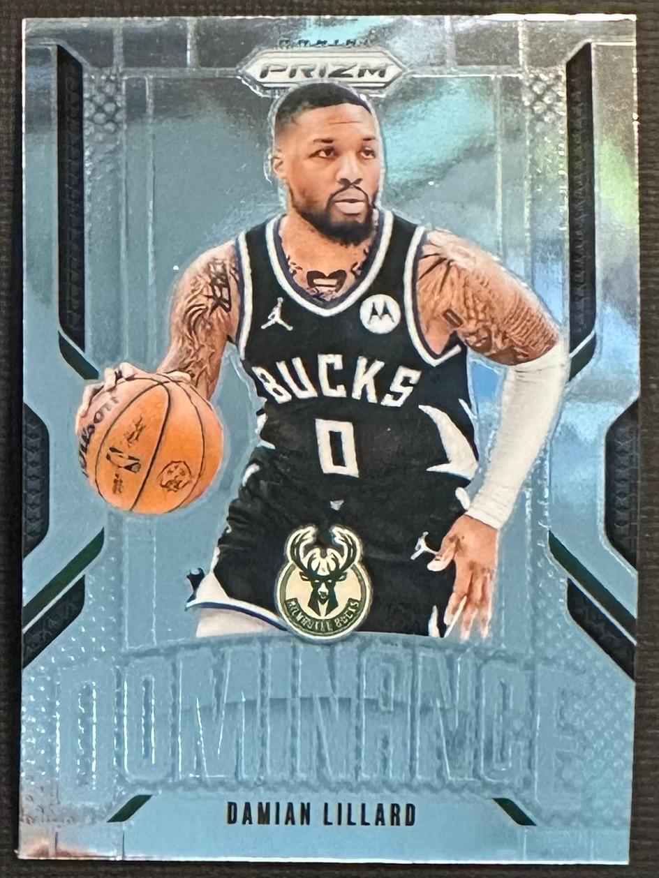Damian Lillard #1 Basketball Cards 2024 Panini Prizm Dominance