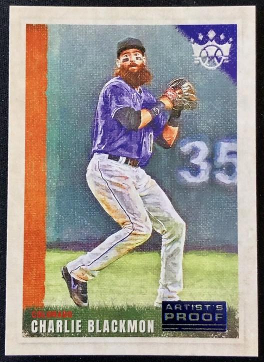 Charlie Blackmon [Artist Proof Blue] #35