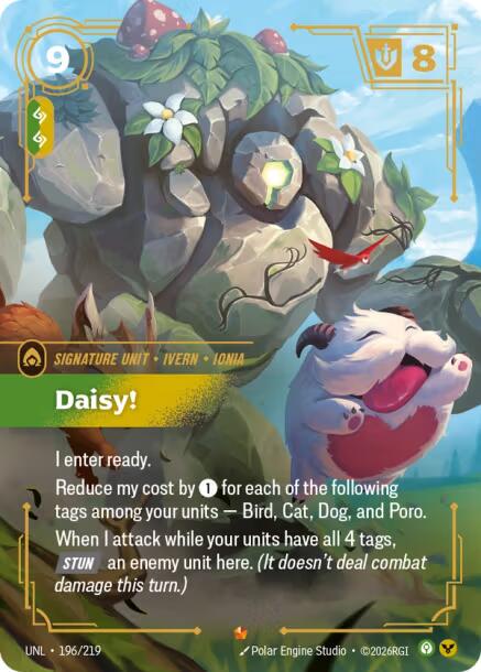 Daisy! [Foil] #196 - Riftbound Unleashed - Riftbound card