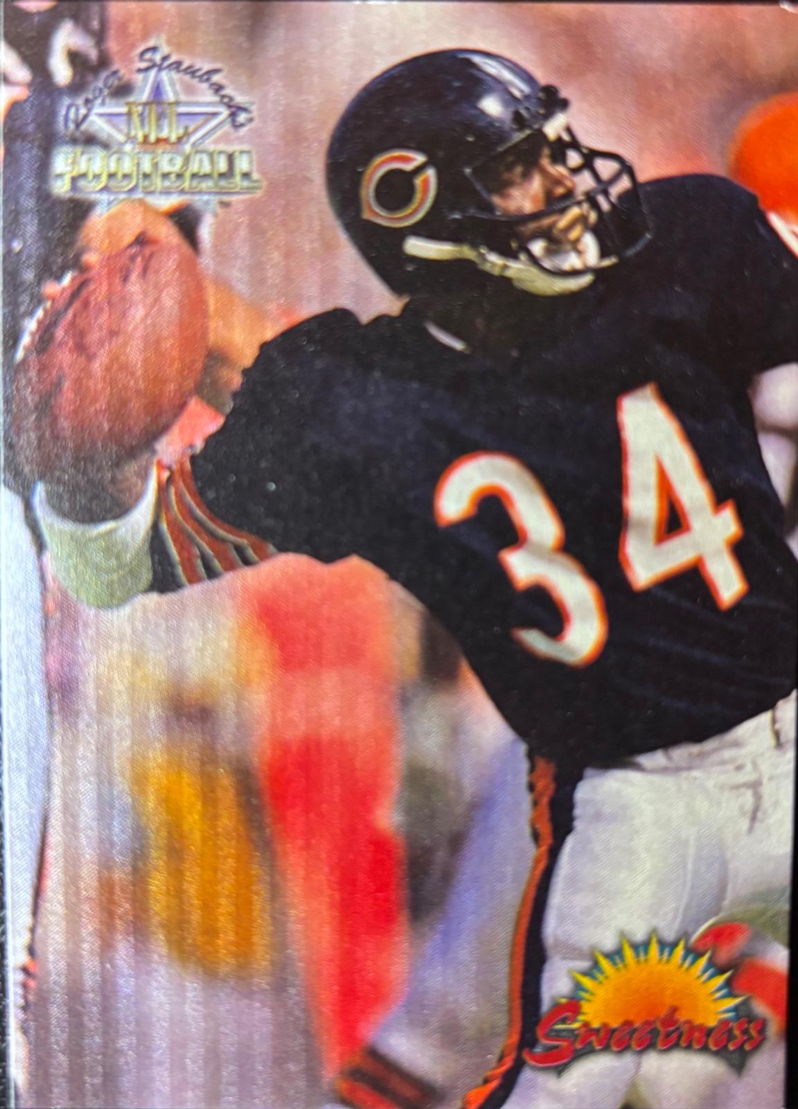 Walter Payton #WP5 Football Cards 1994 Ted Williams CO Sweetness