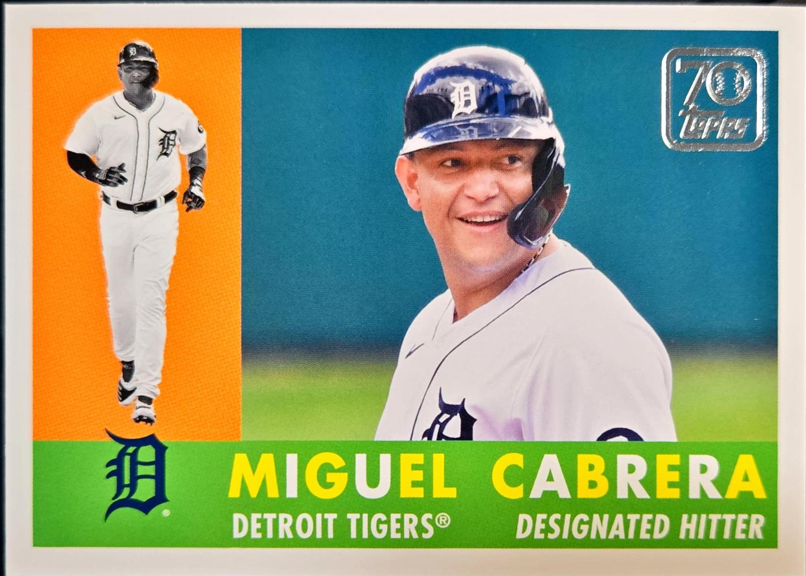 Miguel Cabrera 70 year anniversary #70YT-10 Baseball Cards 2021 Topps Update 70 Years of Baseball