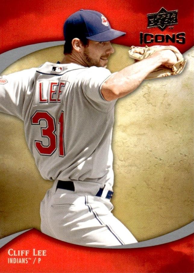 Cliff Lee #25 Baseball Cards 2009 Upper Deck Icons
