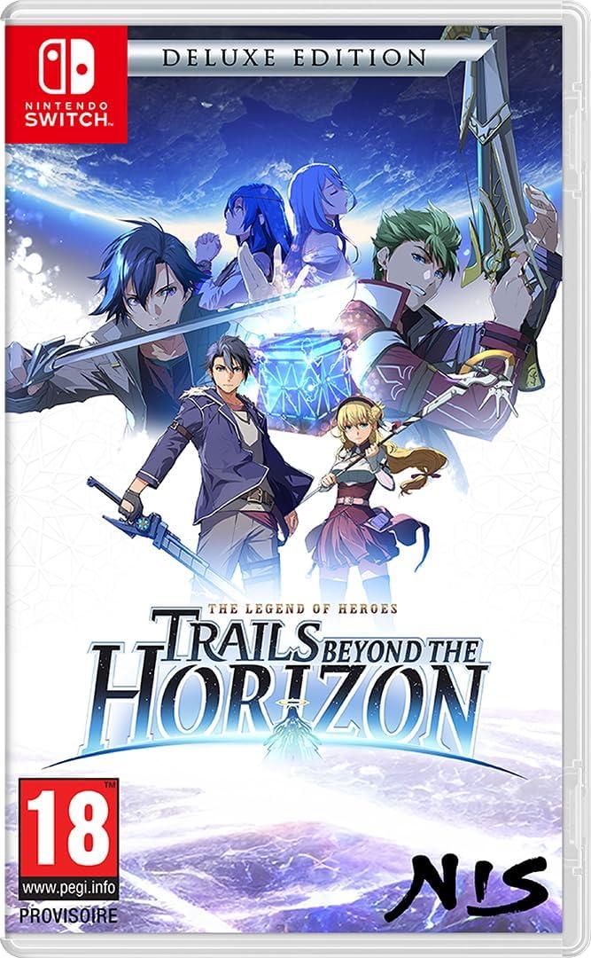 Carátula de The Legend of Heroes: Trails beyond the Horizon Deluxe Edition para Switch (edición PAL España)