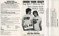 Inside Cassette Case | Spectral Invaders ZX Spectrum