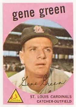 Gene Green #37 1959 Topps Baseball