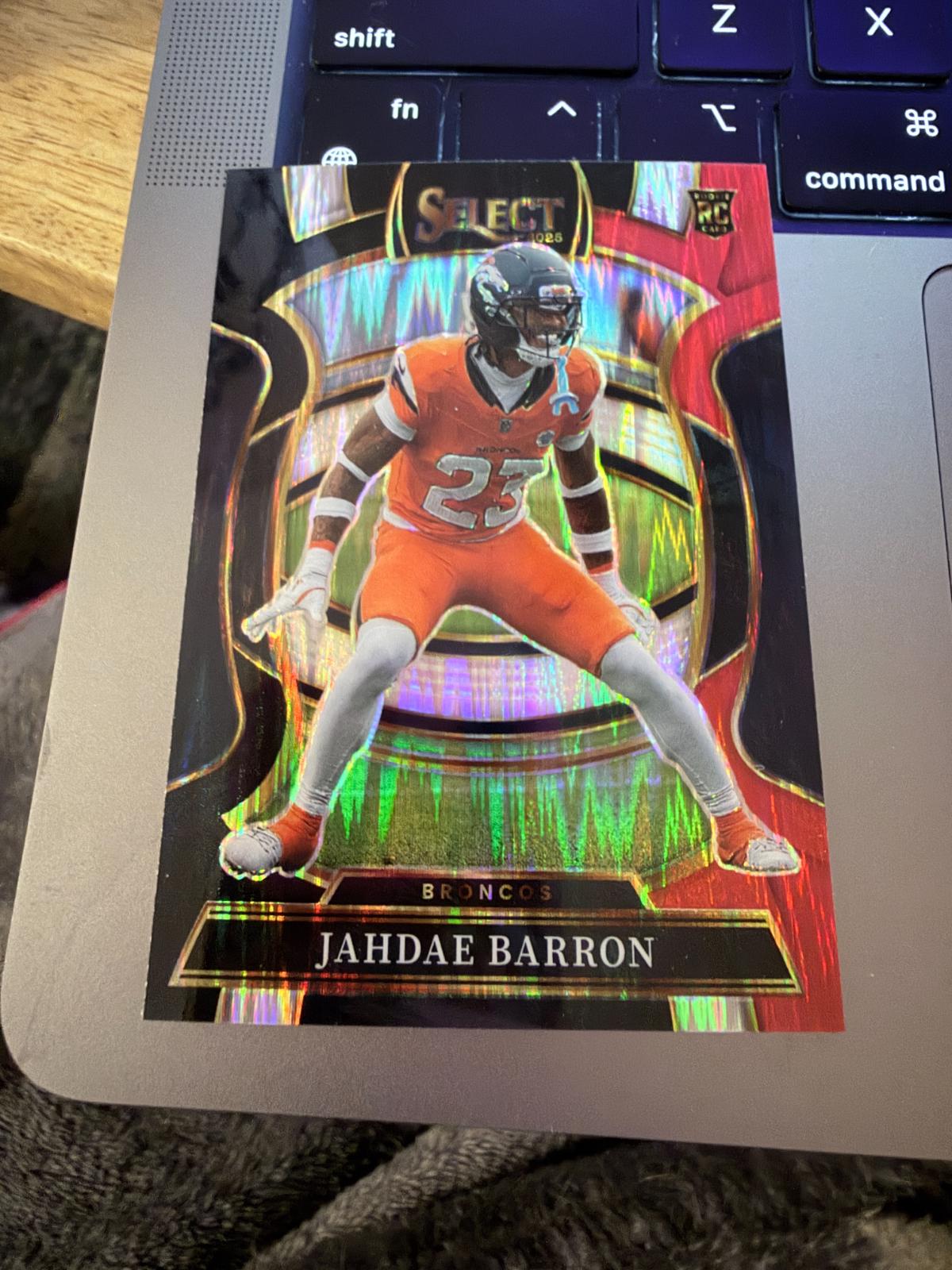 Jahdae Barron [Black Red Prizm Shock] #12