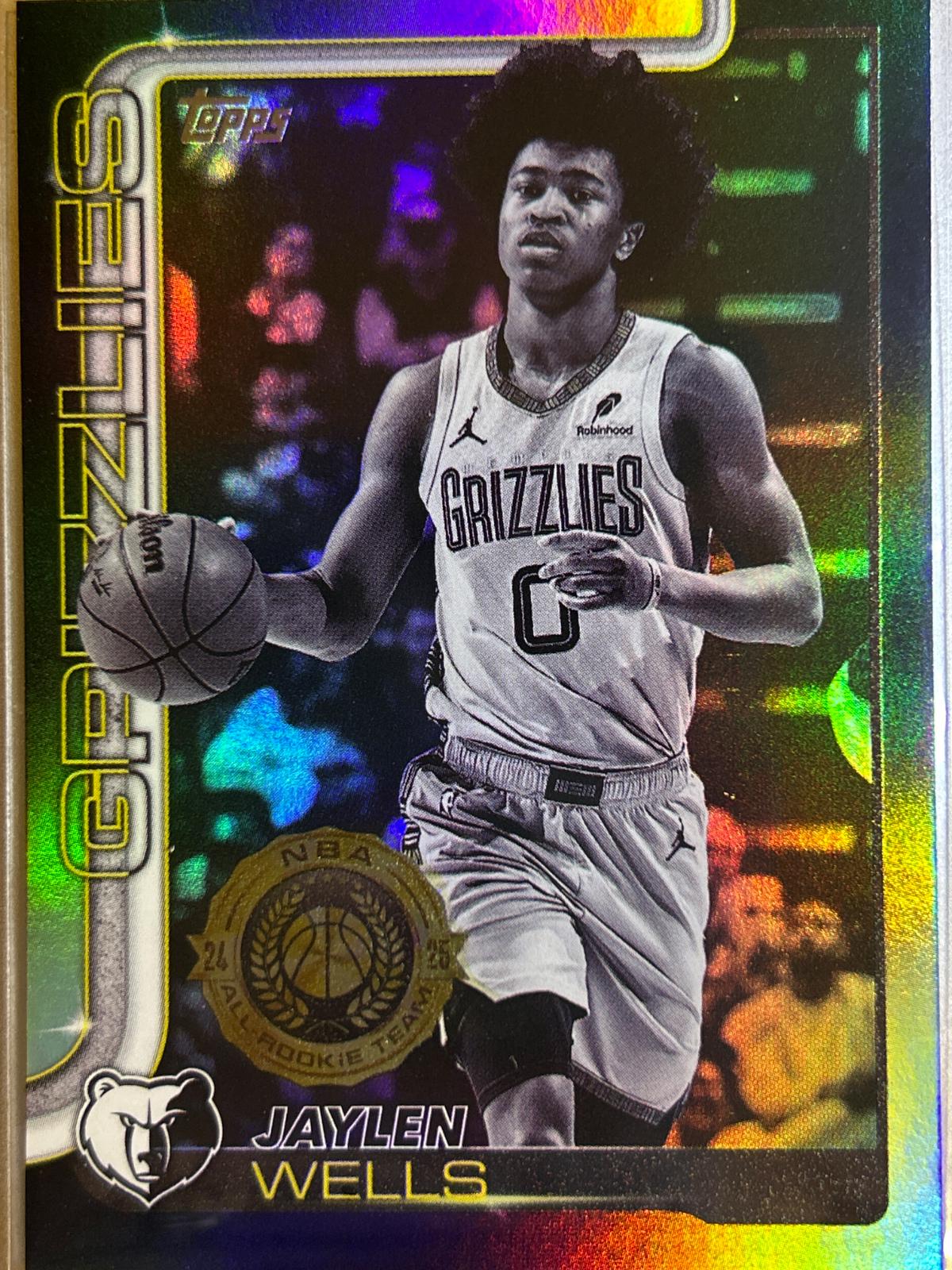 激レア！J.Bless / Slick Jaylen Wells [Blackout] #183 Prices | 2025 Topps | Basketball Cards