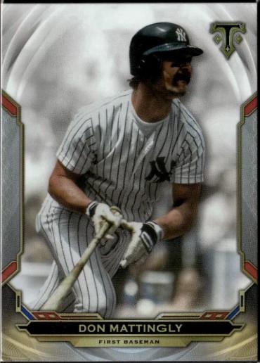 Don Mattingly #32 Baseball Cards 2019 Topps Triple Threads
