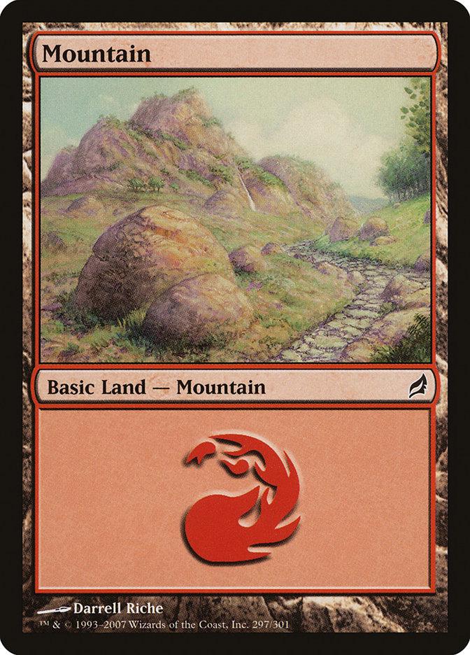Mountain #297 Magic Lorwyn