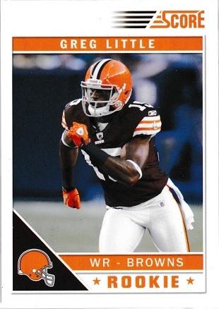 Greg Little #337 Football Cards 2011 Panini Score