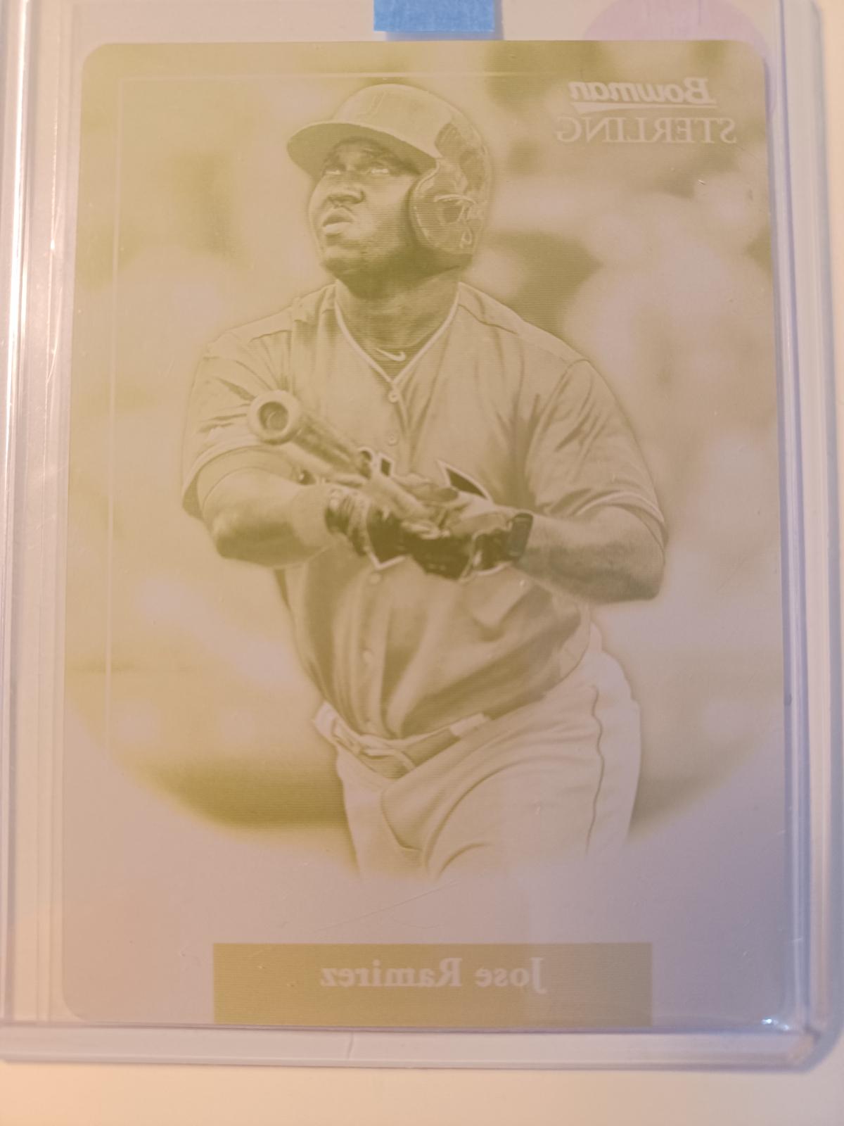 Jose Ramirez [Printing Plate] #SR-JR