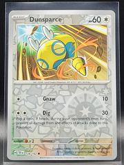 Dunsparce [Reverse Holo] #128 Pokemon Temporal Forces Prices