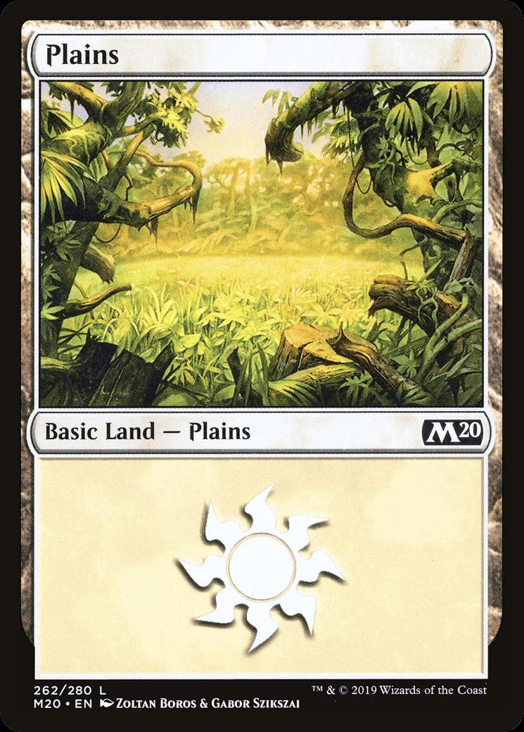Plains #262 Magic Core Set 2020