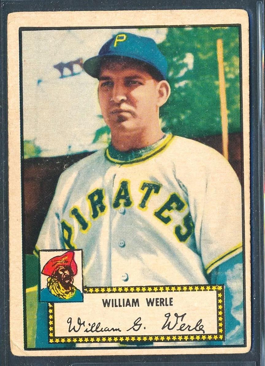 William Werle #73 Baseball Cards 1952 Topps