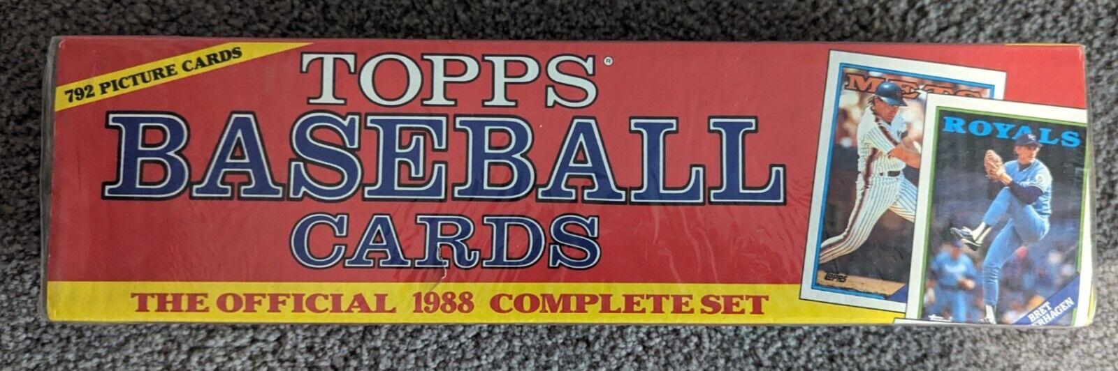 Complete Set Baseball Cards 1988 Topps