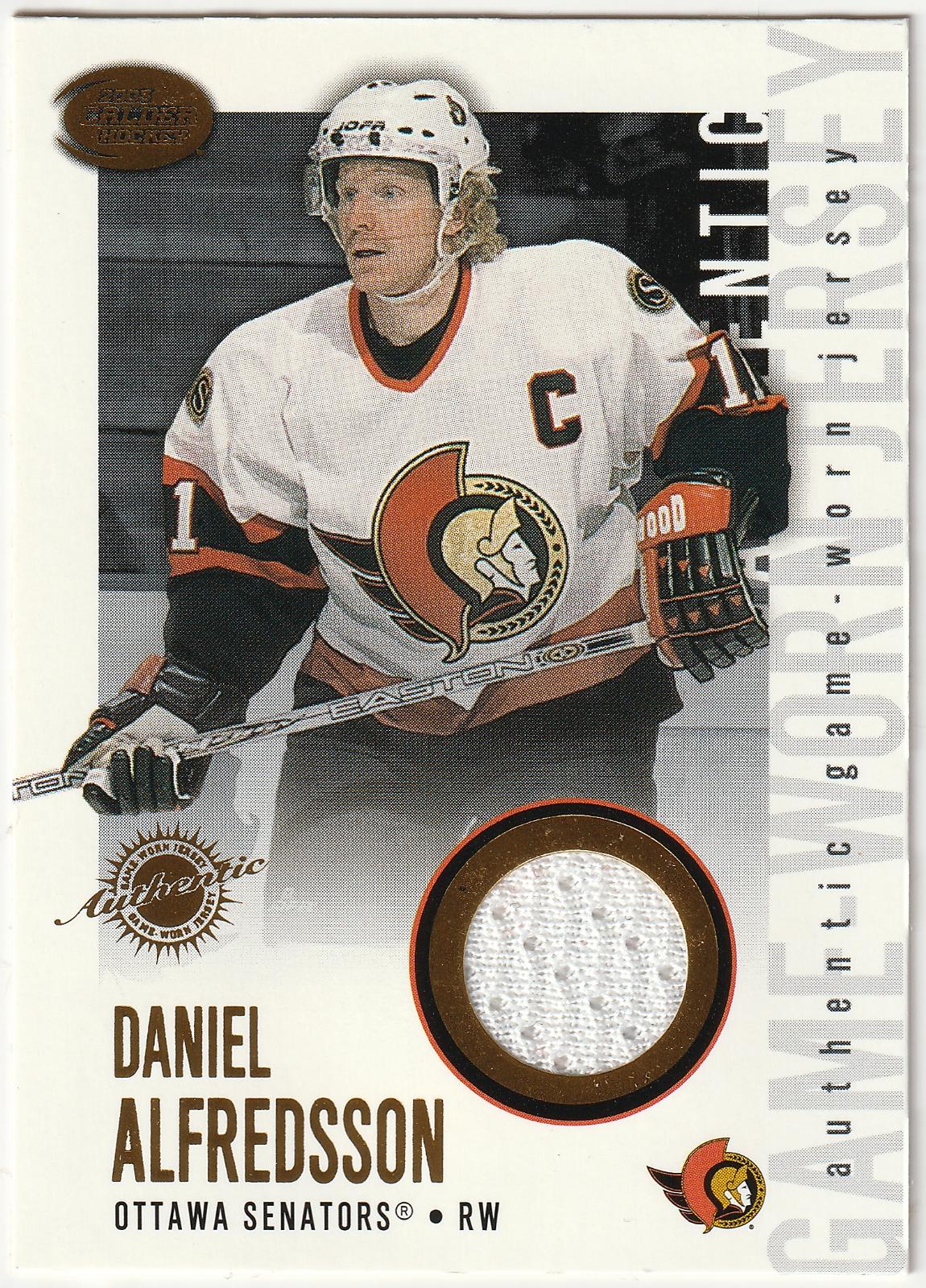 Daniel Alfredsson #15 Hockey Cards 2002 Pacific Calder