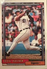Cecil Fielder #425 Baseball Cards 1992 Topps Micro Prices