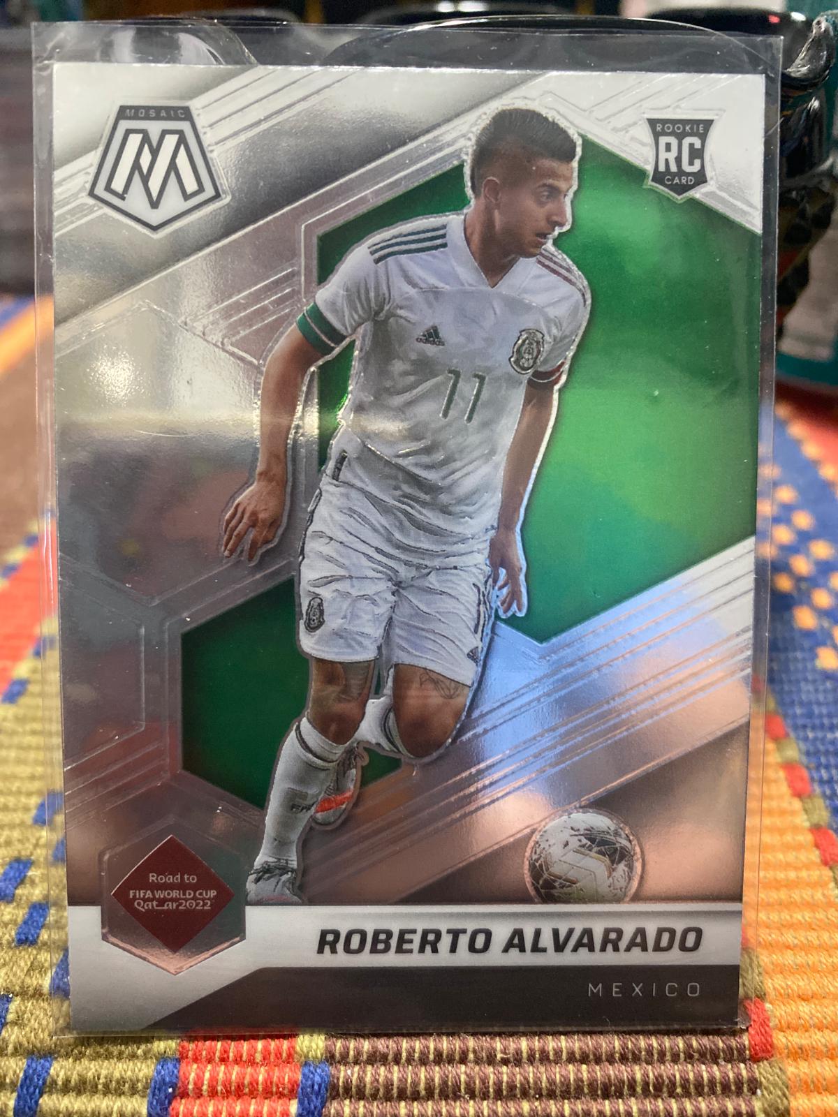 Roberto Alvarado #20 Soccer Cards 2021 Panini Mosaic Road to FIFA World Cup