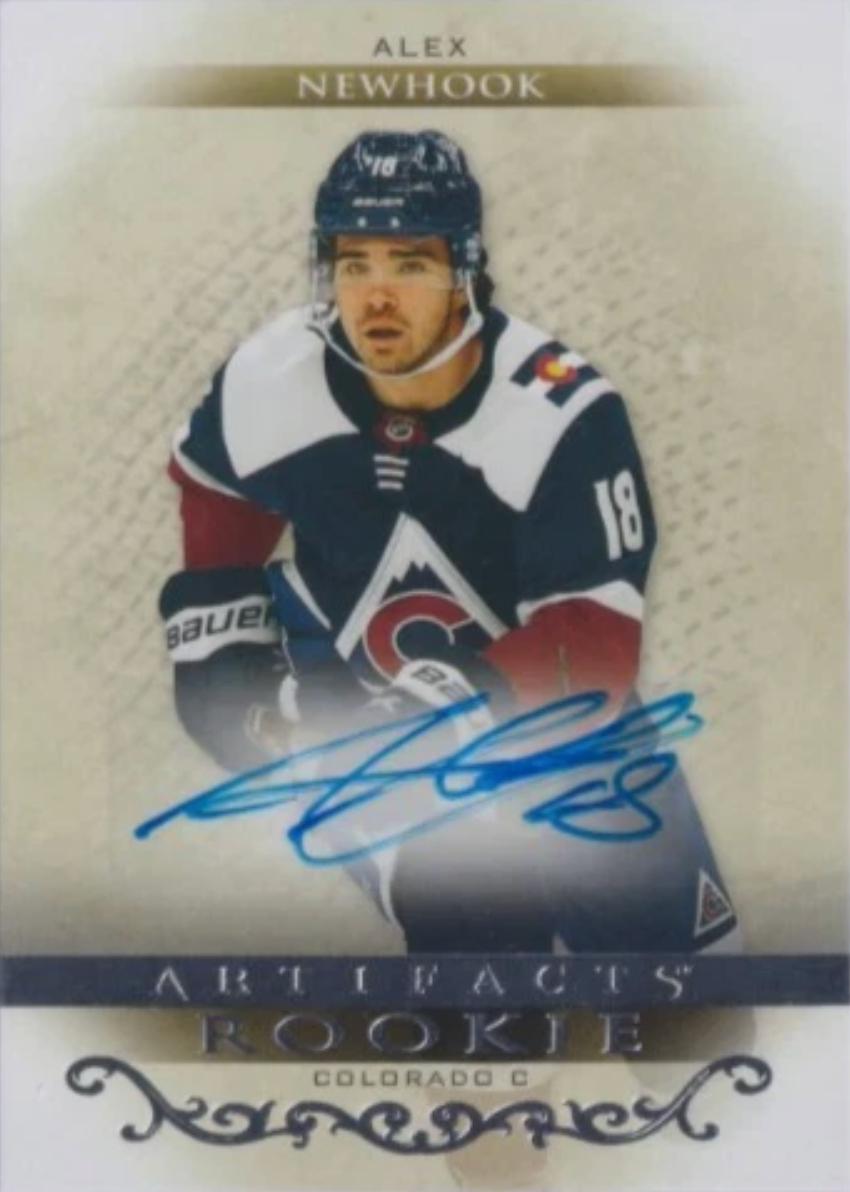 Alex Newhook #VIII 2021 Upper Deck Artifacts Roman Numeral Rookies Hockey
