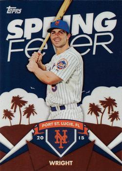 David Wright #SF-15 Baseball Cards 2015 Topps Spring Fever