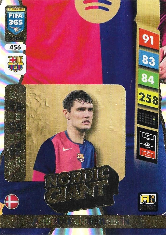 Andreas Christensen #456 2025 Panini Adrenalyn XL FIFA 365 Nordic Edition Exclusives