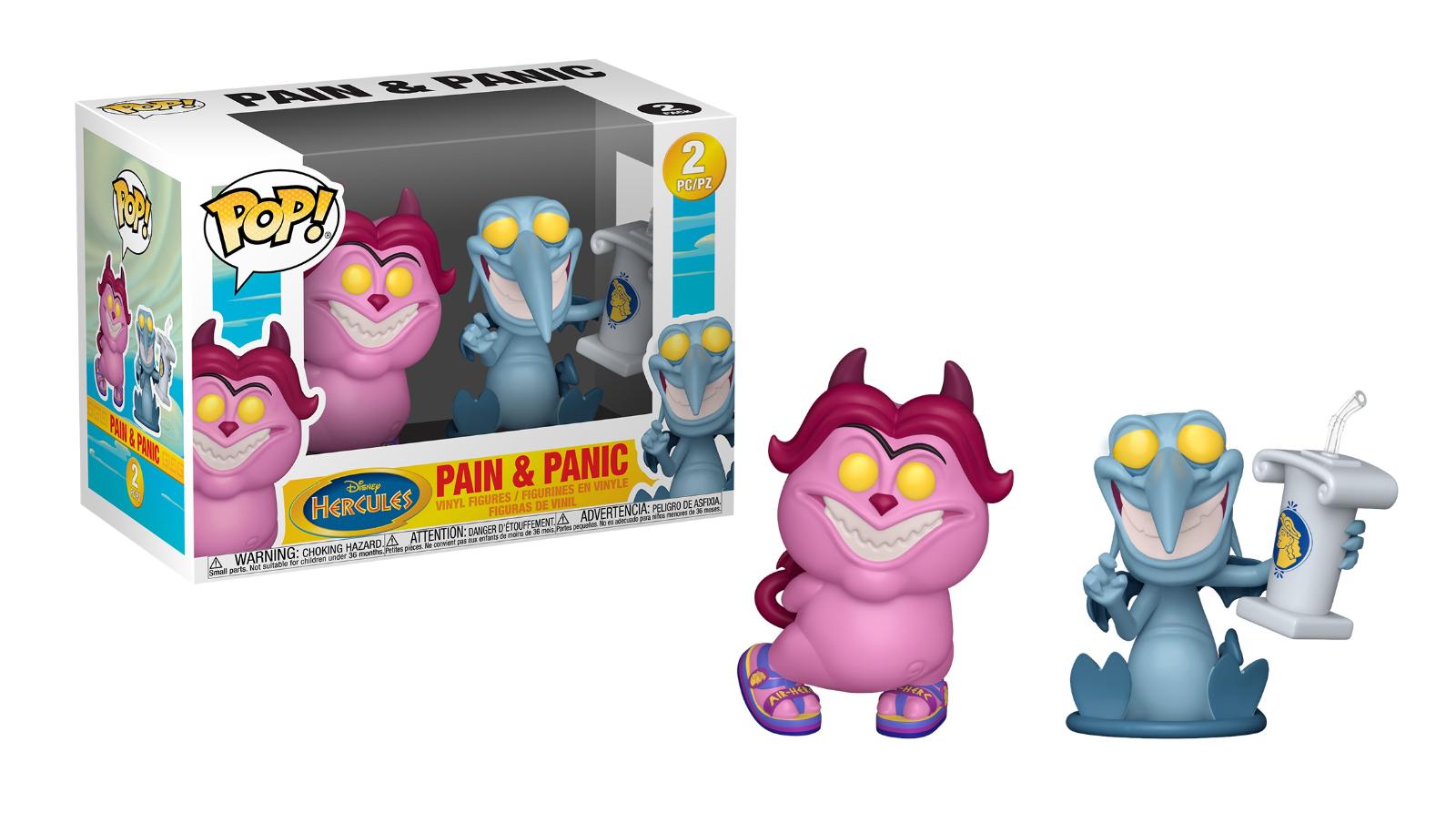 Pain & Panic 2 Pack Disney Hercules Funko Pop box and figure