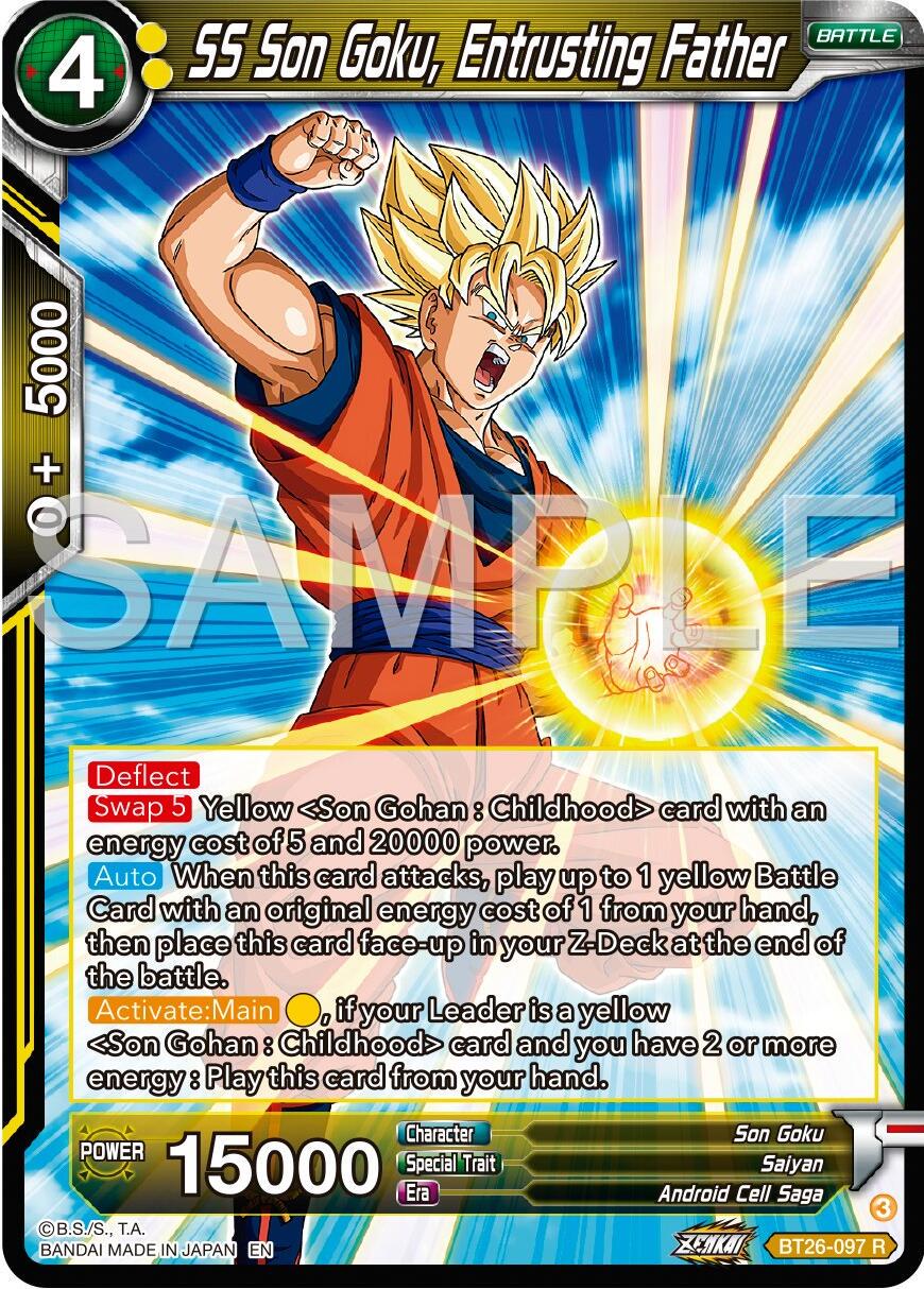 SS Son Goku, Entrusting Father BT26-097 Dragon Ball Super Ultimate Advent