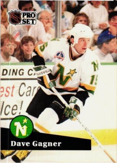 Dave Gagner #108 1991-92 Pro Set Hockey