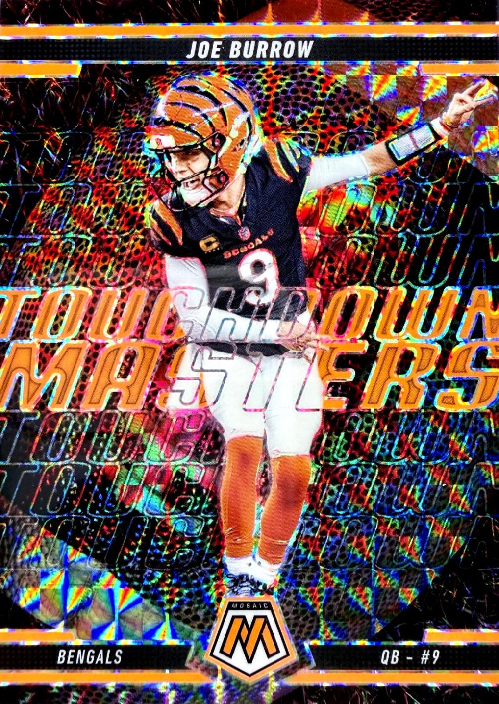 2025 Joe Burrow [Mosaic Orange Fluorescent] #3