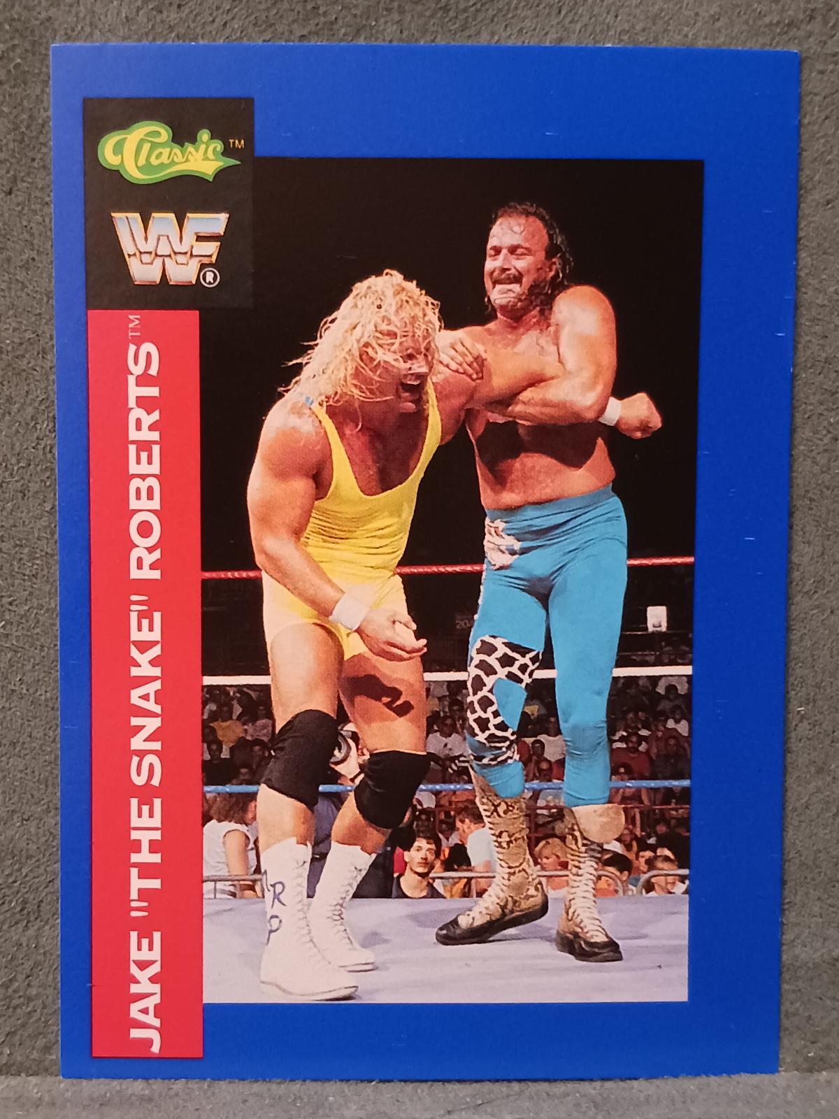 Jake Roberts #127 Wrestling Cards 1991 Classic WWF