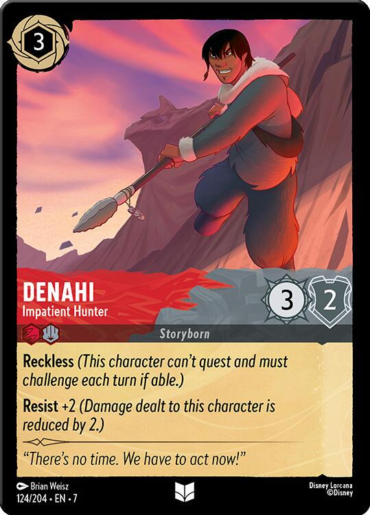 Denahi - Impatient Hunter #124 Lorcana Archazia's Island