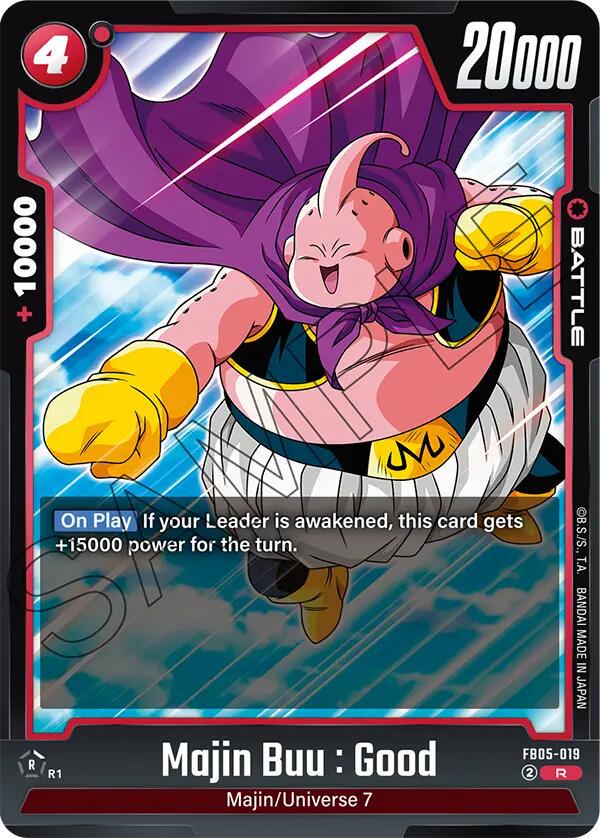 Majin Buu: Good FB05-019 Dragon Ball Fusion World New Adventure