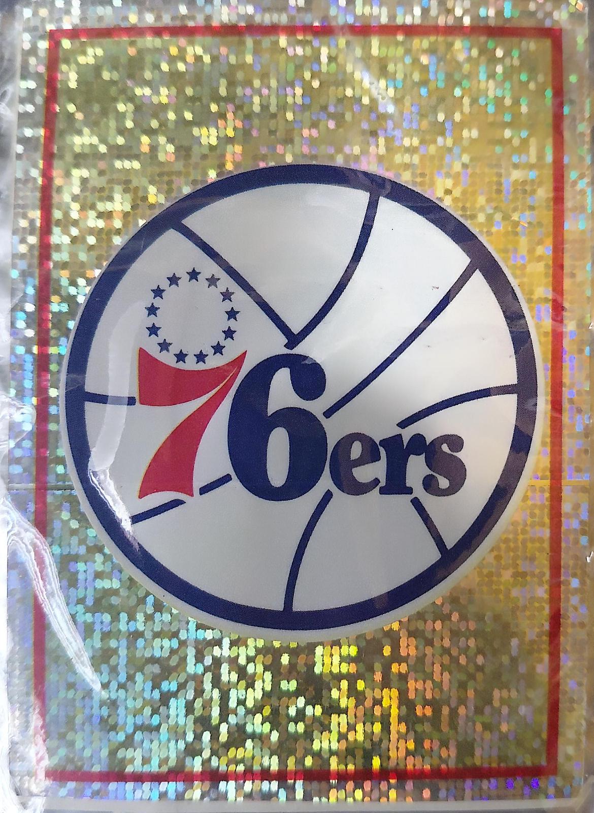 76ers Team Logo #51 1995 Panini Stickers Basketball