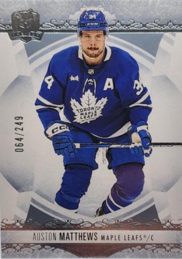 Auston Matthews #12 Hockey Cards 2022 Upper Deck The Cup