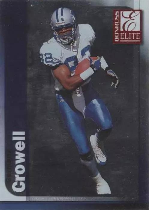 Germane Crowell #100 Football Cards 1999 Panini Donruss Elite