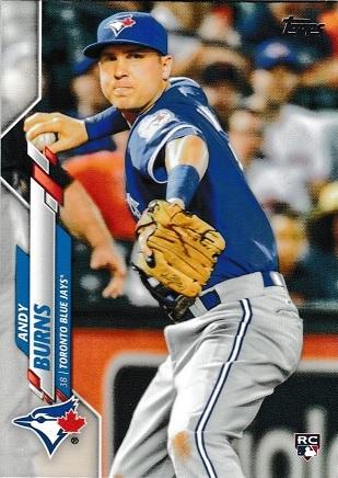 Andy Burns #U-177 Baseball Cards 2020 Topps Update