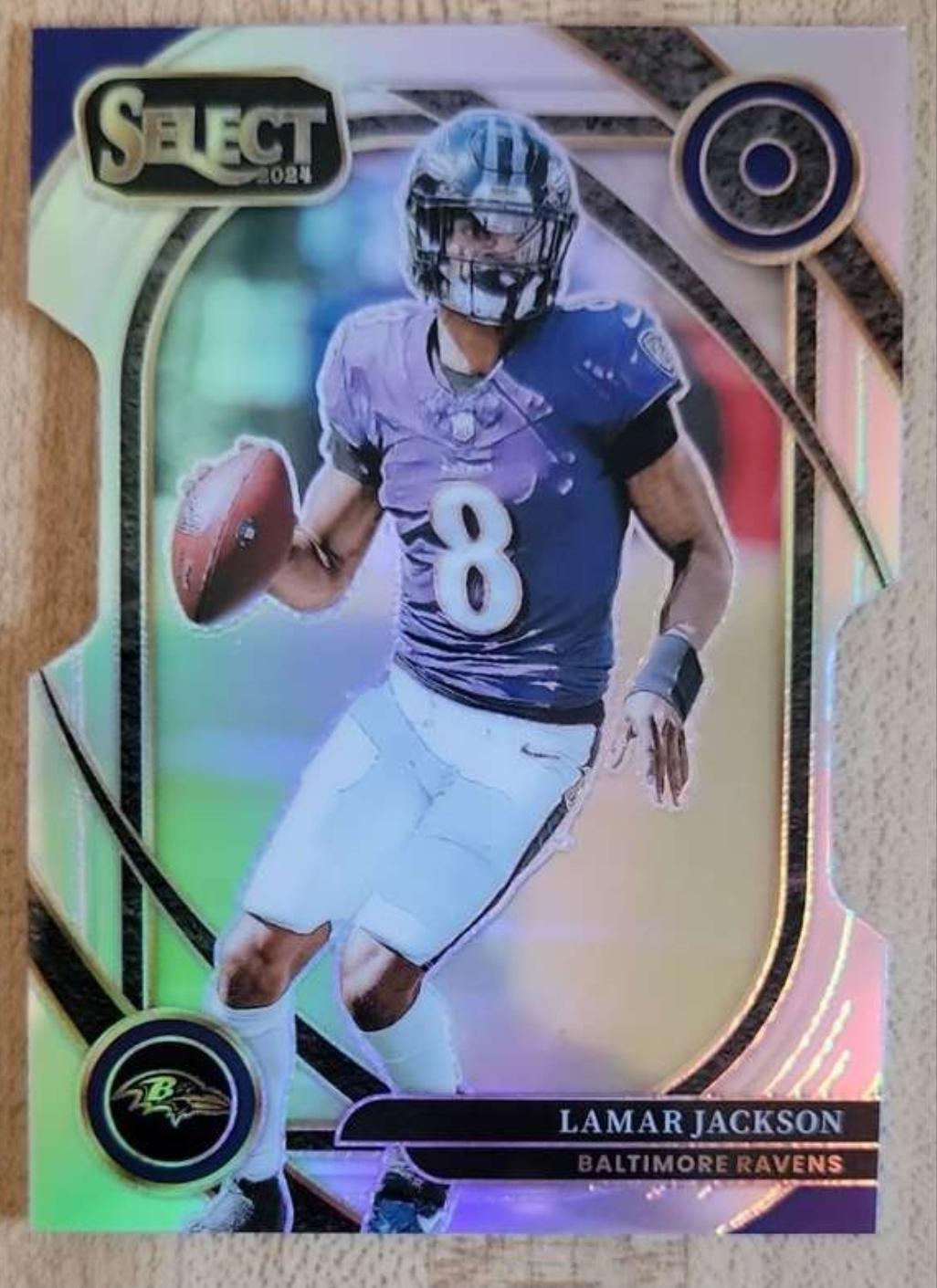2024 Lamar Jackson [Silver Prizm Die-Cut] #227