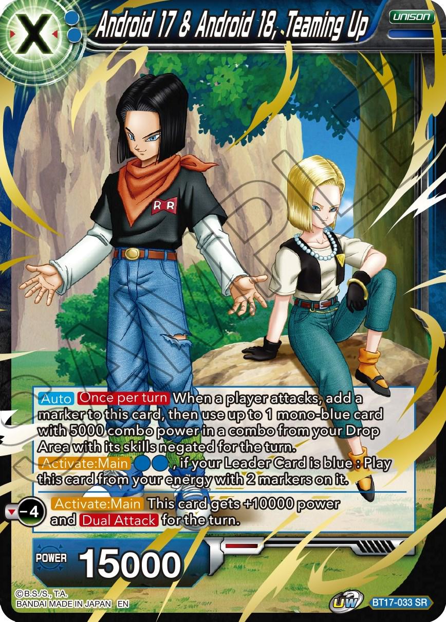 Android 17 & Android 18, Teaming Up BT17-033 Dragon Ball Super Ultimate Squad