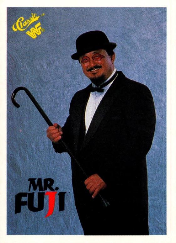 Mr. Fuji #22 Wrestling Cards 1990 Classic WWF