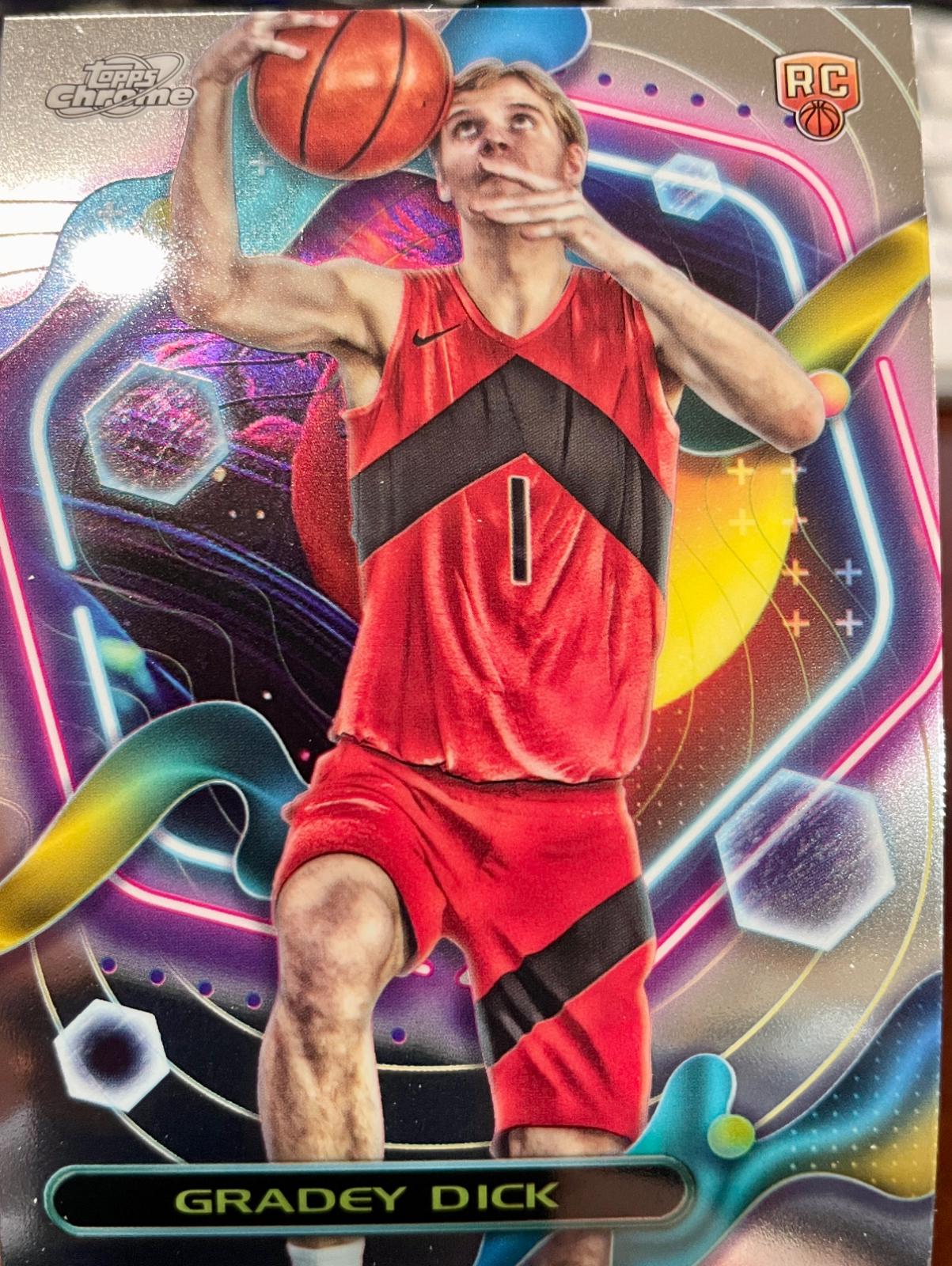 Gradey Dick #162 Basketball Cards 2023 Topps Cosmic Chrome